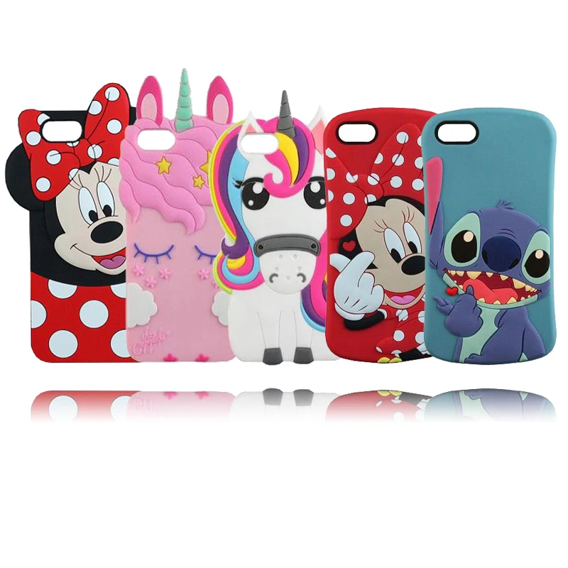 

For Huawei Honor 7A DUA-L22 Russian Version 5.45" Cartoon Unicorn Minnie Cat 3D Silicone Case Cover For Huawei Y5 2018