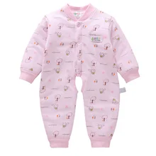 

Winter Autumn Baby Boys Girls Rompers Quilted Thick 100% Cotton Infant Newborn 3-6-9M-12M-18M One-Pieces Clothes