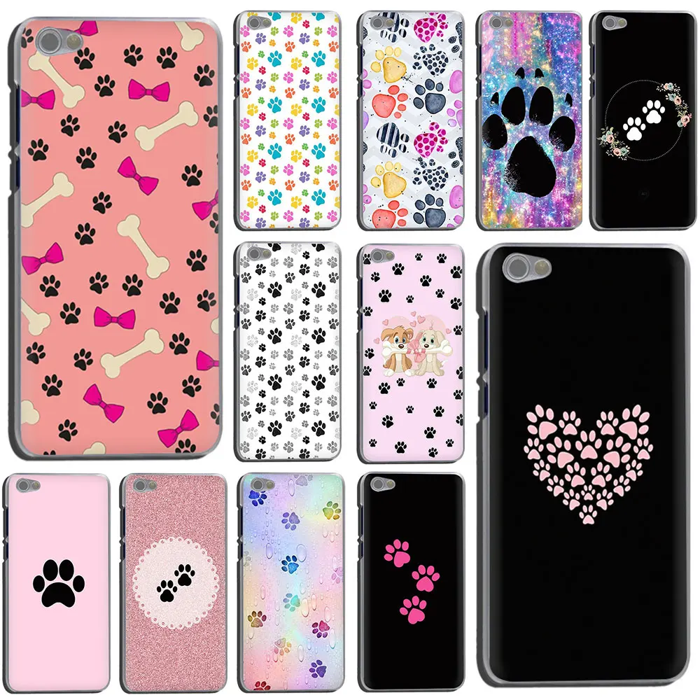 

dog footprint Paw Pattern Hard Phone Cover Case for Xiaomi Redmi K20 5 Plus GO 6A Note 8 5 6 Pro 4x 7