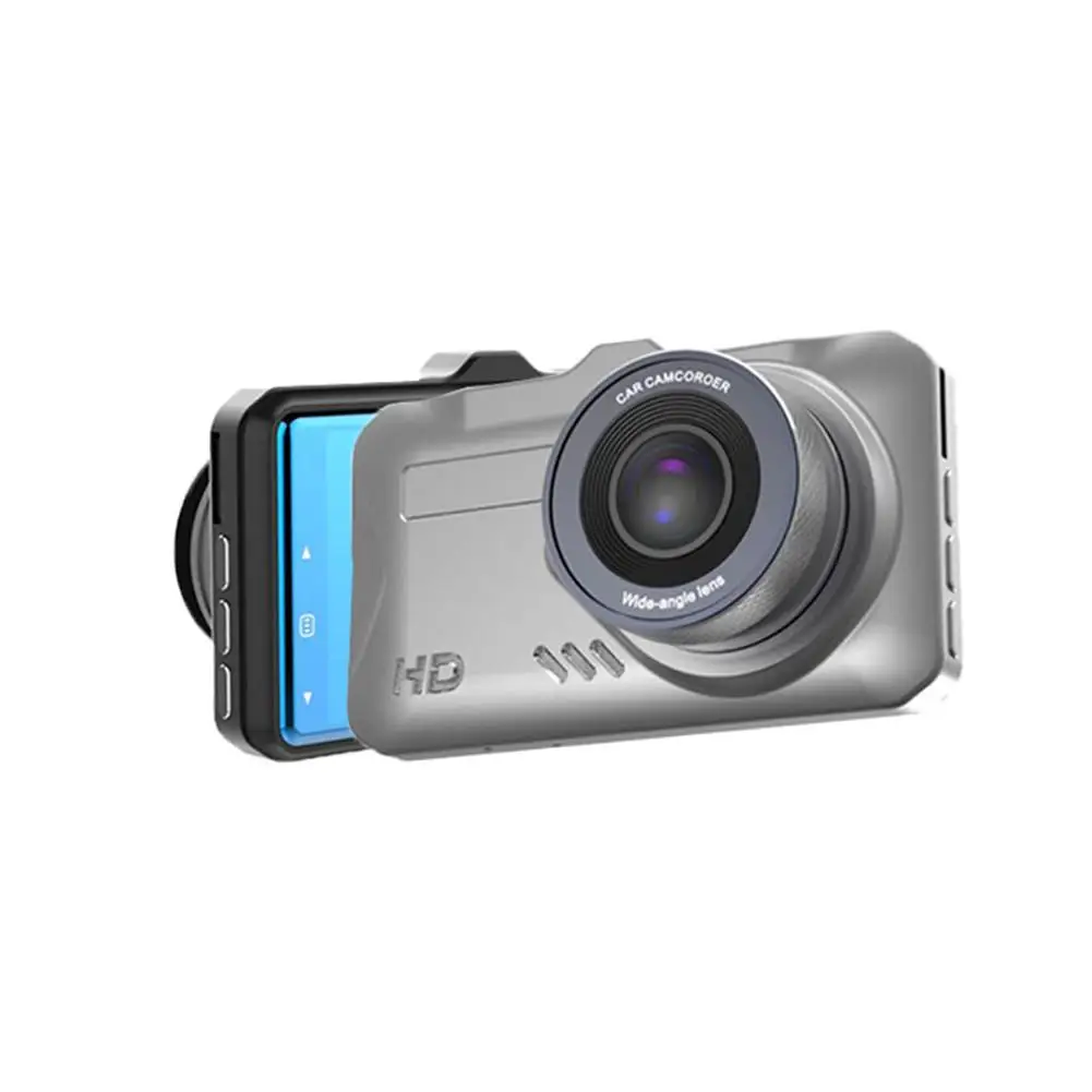

3 Inch Screen DVR HD Night Vision Wide Angle 1296P Front And Rear Dual Cameras Recording Driving Recorder