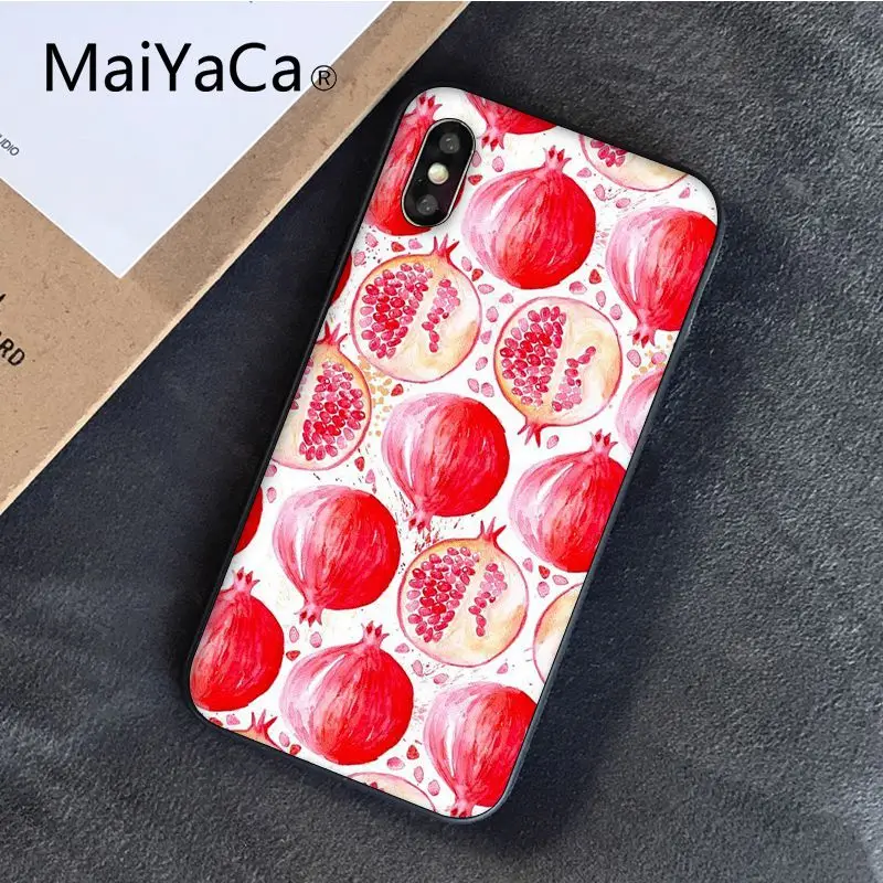 Food fruit red pomegranate and Cherry