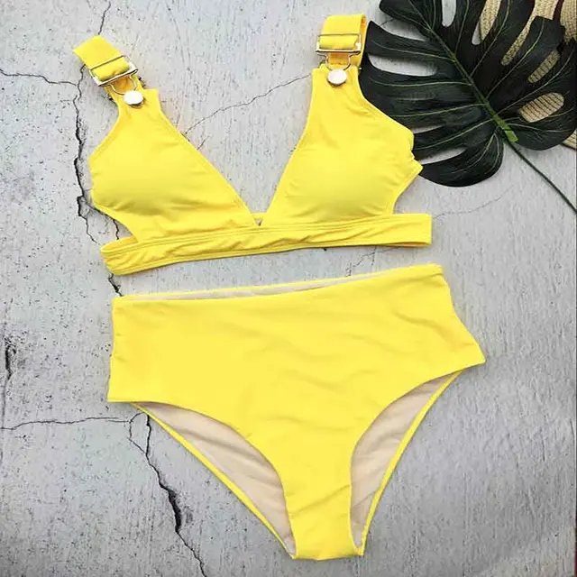 New Style Bikini Set 2018 Venus Vacation High Waist Sexy Women Swimwear 