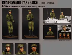 Весы модели 1/35 Бундесвер танкиста-эра (2 цифры и 1 бюст) рисунок uncolor Второй мировой войны Смола Модель Бесплатная доставка