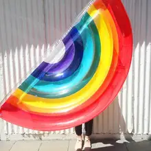 Радуга ПВХ 190*96 см Для ванной стул детские плавательный бассейн обеденный коляска для Портативный играть в игры Коврики диваны узнать табурет