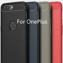 3D чехол из углеродного волокна для Oneplus 7, 7, 5, 6, 5, 5, ударопрочный чехол для телефона, ультра тонкая задняя крышка для 1+ 7T Pro, Мягкий ТПУ силиконовый чехол