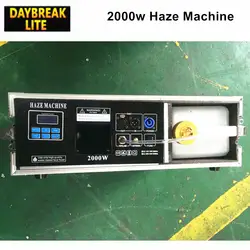 Этапа hazer машина кейс DMX512 2000 Вт дымовая машина для DJ пульт дистанционного управления ороситель увлажнитель 2 шт./лот