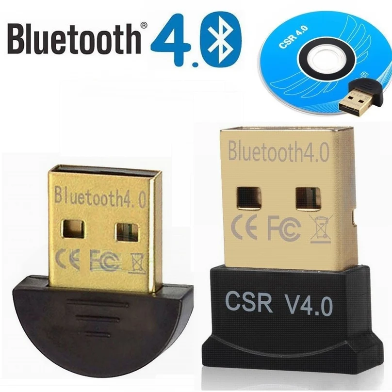 300set Top quality Mini USB Bluetooth Adapter V 4.0 Dual Mode Wireless