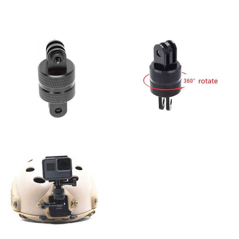 

2019 NEW Aluminum Accessories 360 Degrees Adjust Adapter Mount For Gopro Hero2018 Hero7 6 5 4S 4 3+ Sj4000 xiaomiyi 4k Camera