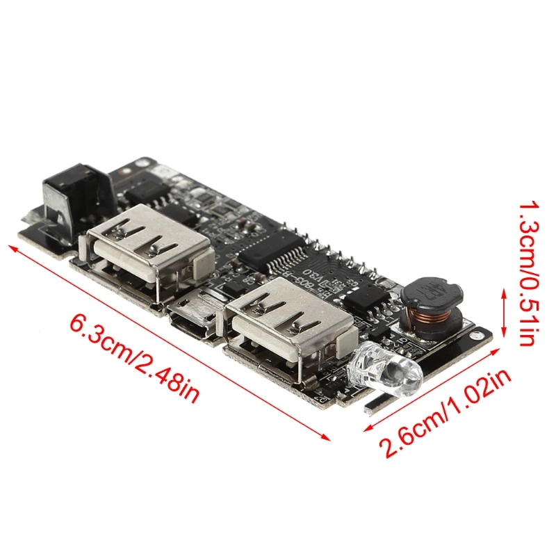 Новинка, 1 шт., 2-USB 5V 2.1A мобильный Мощность банка 18650 Батарея Зарядное устройство доска Цифровой модуль lcd электронный Компоненты