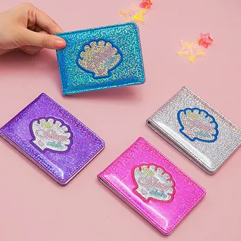 

Milkjoy crystal color shell embroidery driver's license ins wind laser colorful driver's license folder card holder