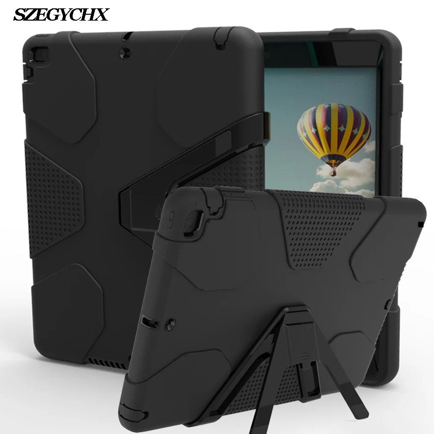 

For New iPad 9.7 2017 2018 Case A1954 EVA Heavy Duty Shockproof Hybrid Rubber Rugged Hard Protective Skin Cover Case