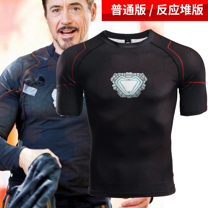 Костюм Мстители: Infinity War Железный человек Tony Stark футболка костюм для
