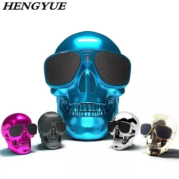 

New Personalized Skull Player Wireless Bluetooth Speaker Sunglass NFC speaker Mobile Subwoofer Multipurpose Speakers Cool