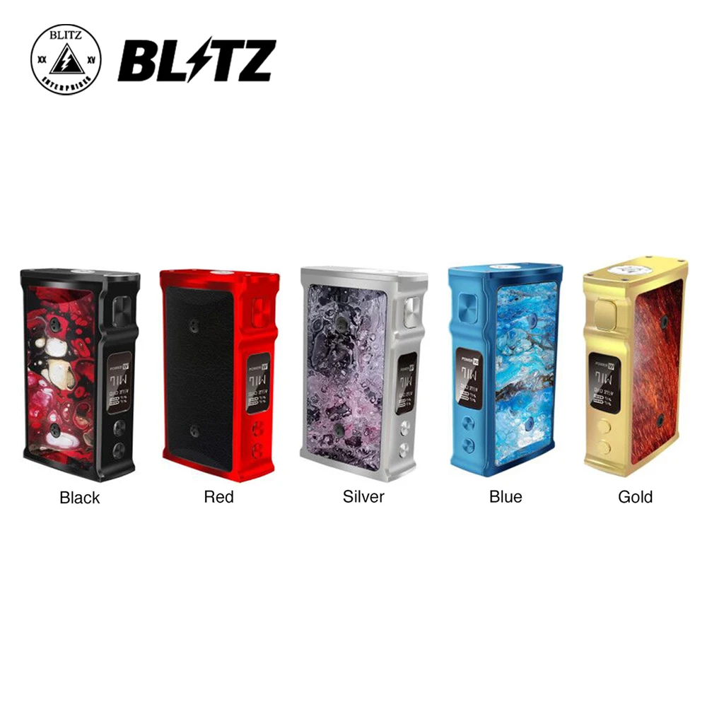 

Original 200W Blitz M1911 TC Box MOD W/ 0.91 Inch OLED Screen &10ml Squeeze Bottle No 18650 Battery Mod Box Vs Drag 2/ Luxe Mod