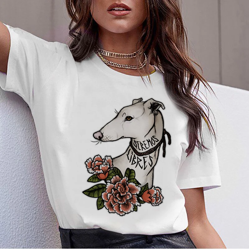 Женские топы женские Beagle Border Collie Malinois 90 s футболка корейский бультерьер Rottweiler футболка Милая Whippet Greyhound футболка - Цвет: 24