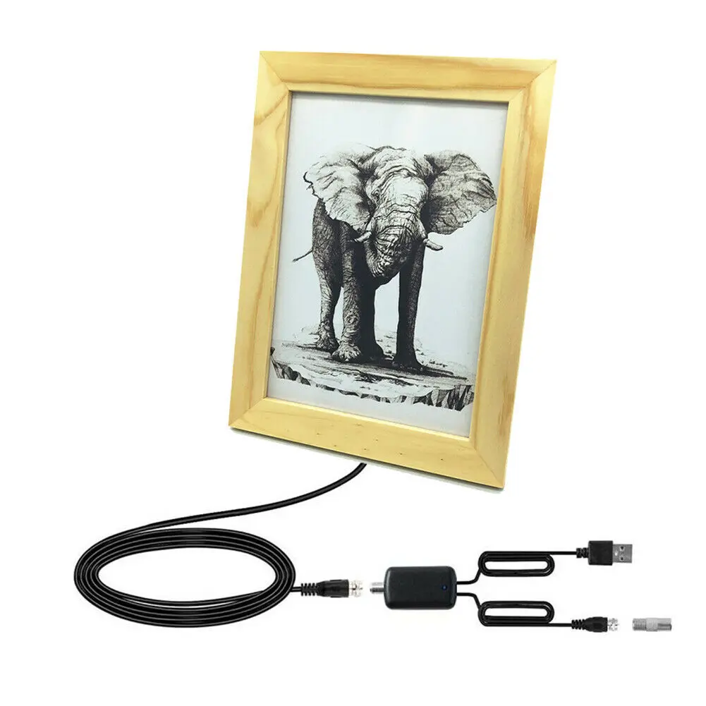 

300 Mile Range Antenna TV Digital HD Skywire 4K Antena Digital Indoor HDTV 1080p TV Antenna