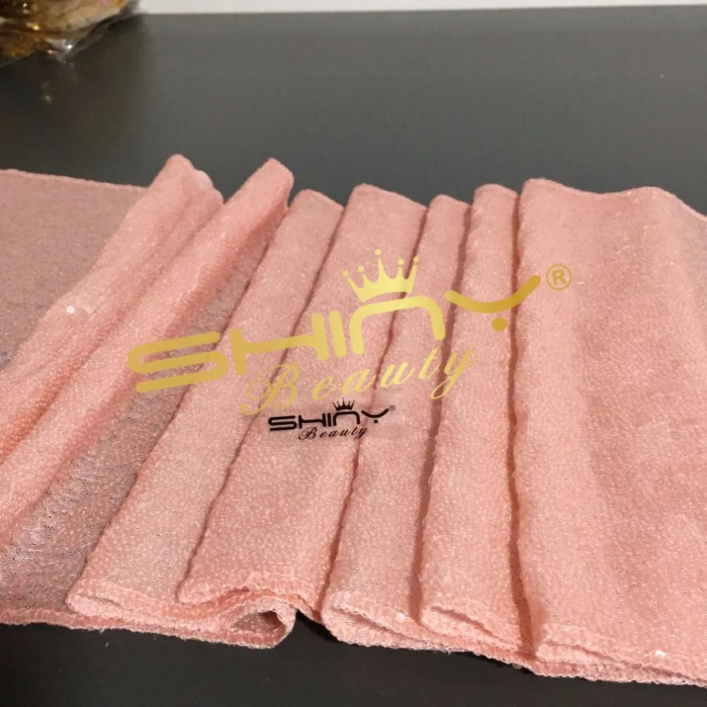 3 Feet 1 Yards Pink Sequin Fabric, By the Yard, Sequin Fabric