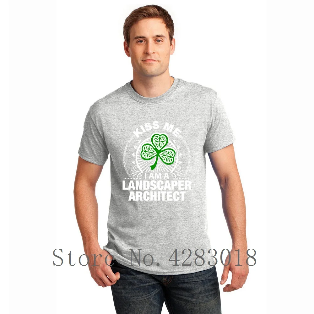 I m A Landscaper Architect Kiss Me T-Shirt For Men Short Sleeve Letters Humor T-Shirt Summer Camisetas Size S-3xl Funky Tee Top I m A Landscaper Architect Kiss Me T-Shirt For Men Short Sleeve Letters Humor T-Shirt Summer Camisetas Size S-3xl Funky Tee Top