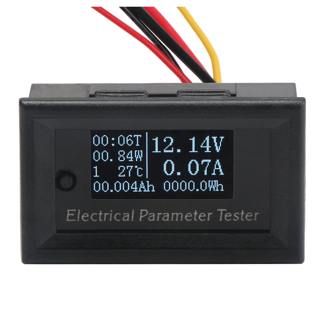 

Portable 7in1 OLED Multimeter Ampere Voltage Capacity Power Energy Run Time Temperature Monitor DC 100V 10A Ammeter Voltm Meter