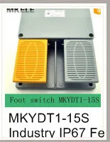 MKTFS1-2H Прямая с фабрики нескользящий SPDT NO/NC дизайн популярная горячая Распродажа CE черная резиновая поверхность двухпедальный ножной переключатель