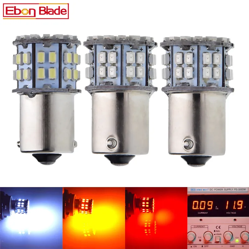 

1/4 Pcs BAU15S 7507 PY21W LED Car 50 SMD 12V Automobiles Auto Turn Signal Light Bulb White Red Yellow Lamp Car Styling