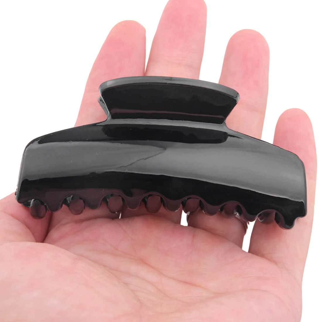 Black Large Plastic Hair Claws Hair Clips Simple&Vintage Girls Hairpins Crab Claws Jaw Clamp Hair Jewelry for Women