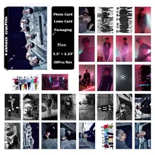 YANZIXG KPOP MONSTA X альбом самодельная бумага ЛОМО карта фото карта Плакат HD Фотокарта Поклонники Подарочная коллекция