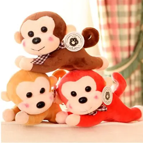 monkey plush pendant toy key chain gift animal soft 1