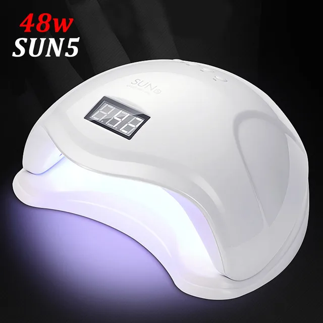 Jewhiteny 48W UV LED Nail Lamp 24 LEDs Nail Dryer Curing UV Gel Nail