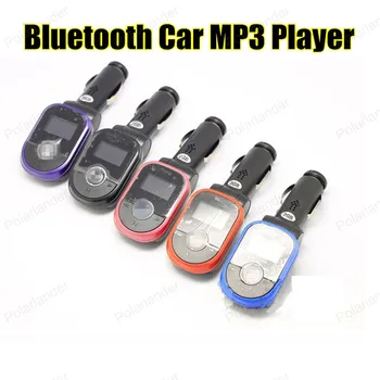 

Car MP3 Player Bluetooth LCD screen FM transmitter audio with remote control modulator FM Handsfree