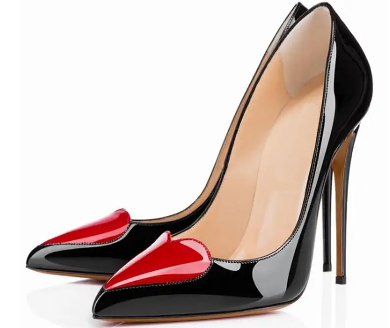 Пикантные женские модельные туфли на шпильках с острым носком и сердечком, модель 2019 г., модные офисные женские туфли-гладиаторы в стиле