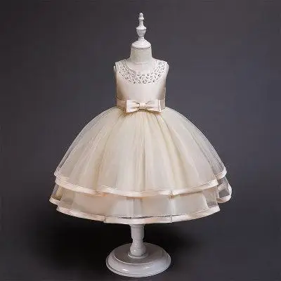 Carters roupas infantis menina Моана платье для девочек платья для выступлений принцесса ногтей-жемчужина Новые Летние чистый детская одежда - Цвет: Коричневый