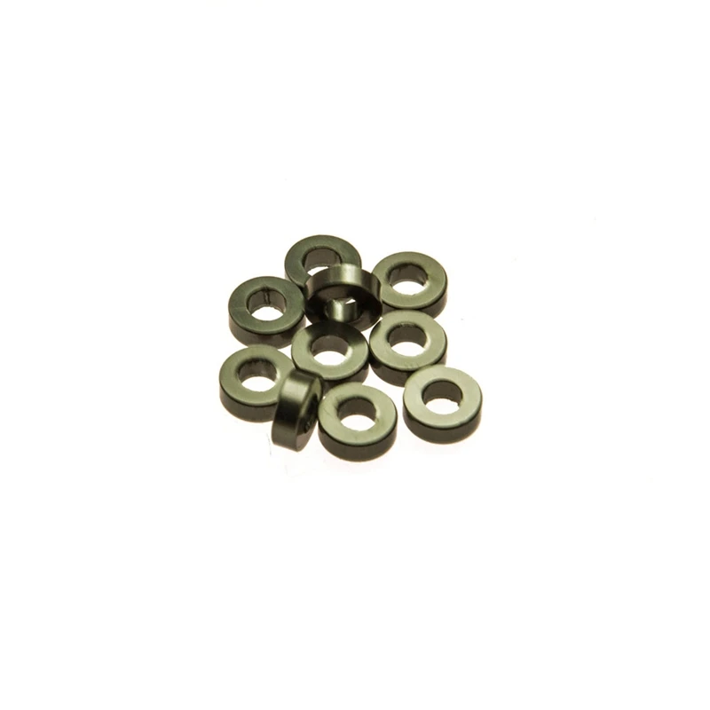 6 X 2mm 10pcs/lot Spacer Washer RC Car Head Gasket Aluminum Black Free