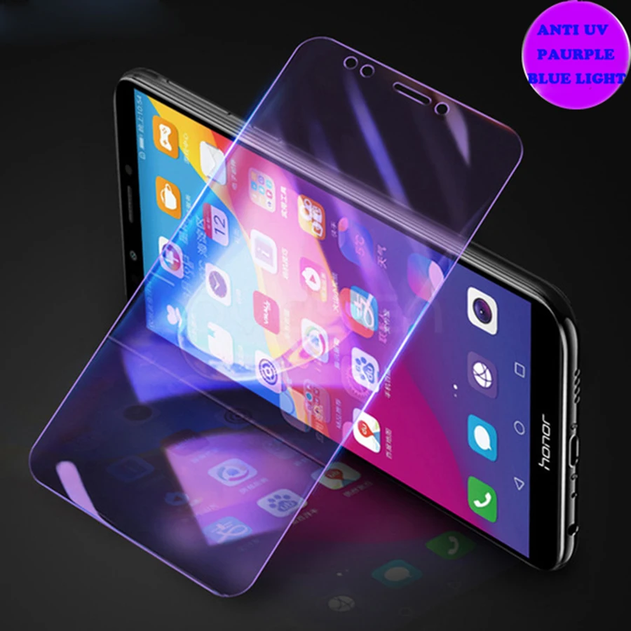 Анти УФ Фиолетовый Синий свет HDClear пленка Закаленное стекло для huawei P20 mate 10 Nova 2i 2s 2