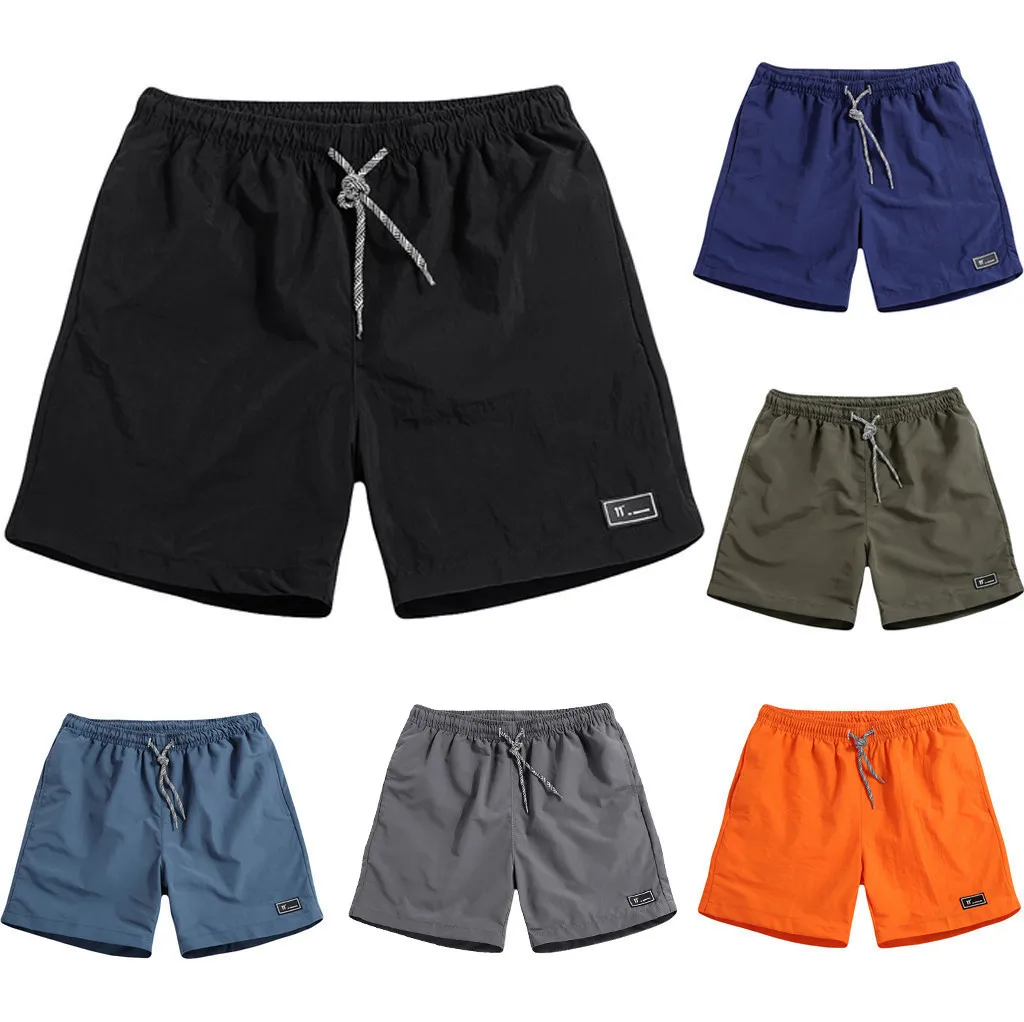 

2019 New Shorts Men Summer Plus Size Thin Fast-drying Beach Trousers Casual Sports Short Pants Clothing Spodenki Short Homme