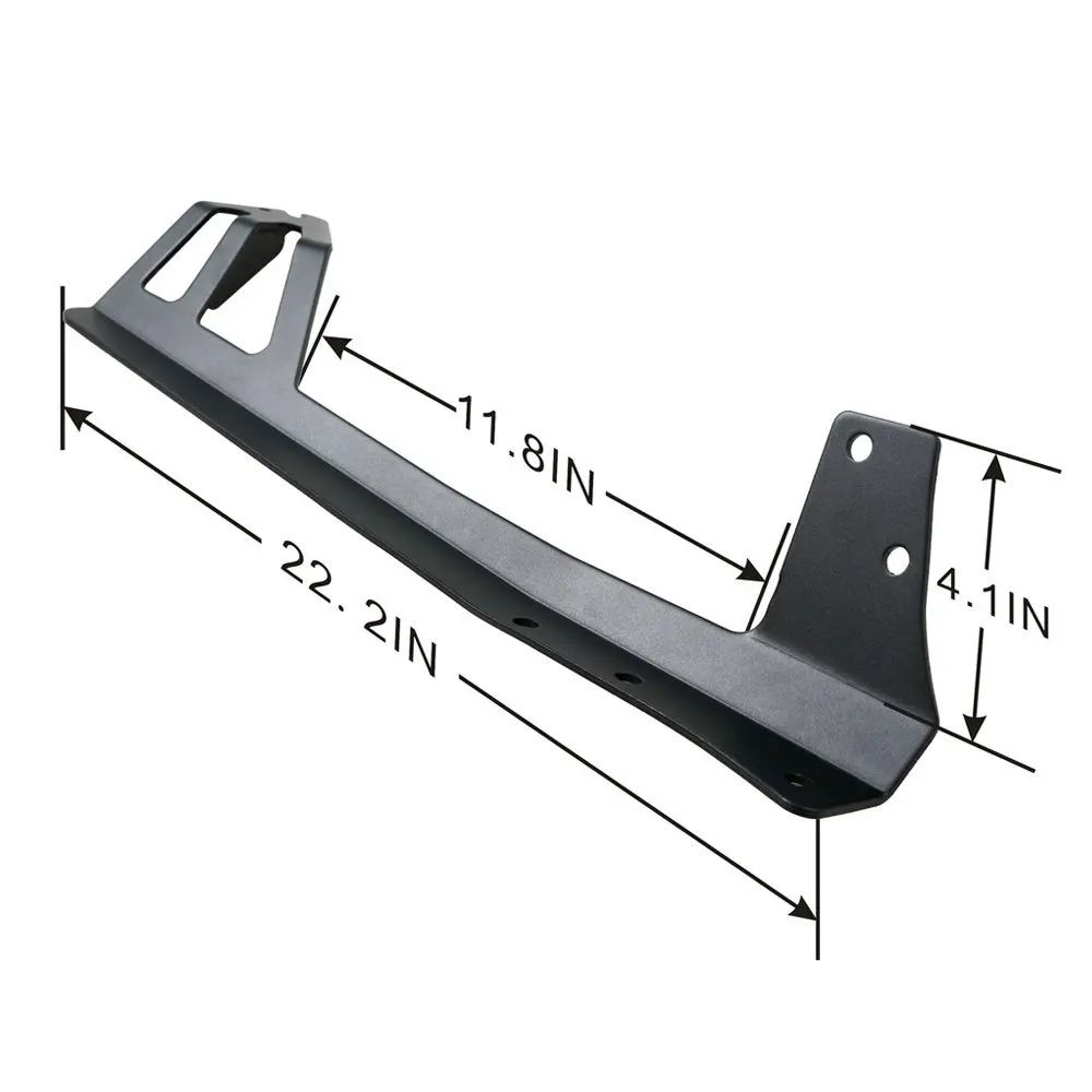 Marloo стальные металлические верхние монтажные кронштейны для лобового стекла 2007- Jeep Wrangler JK 50 дюймов светодиодный свет бар