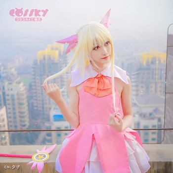 

[STOCK] 2018 Game Fate/kaleid liner 3rei Illyasviel Magical Girl Pink Uniform Cosplay Custume For Women Halloween Free Shipping.