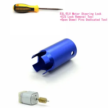 

ESL/ELV Motor Steering Lock Wheel Motor for MB+EIS EZS Lock Removal Tool+Open Dowel Pins Dedicated Tool
