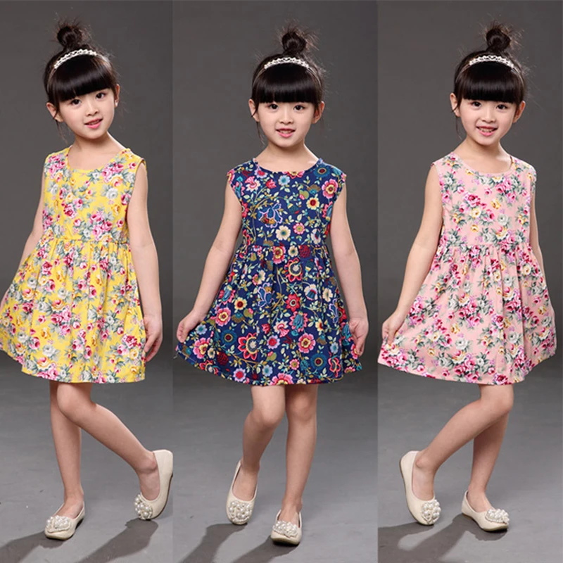 Модные летние платья для девочек детское хлопковое платье без рукавов белого и темно-синего цвета с рисунком губной помады детская одежда для детей от 3 до 7 лет