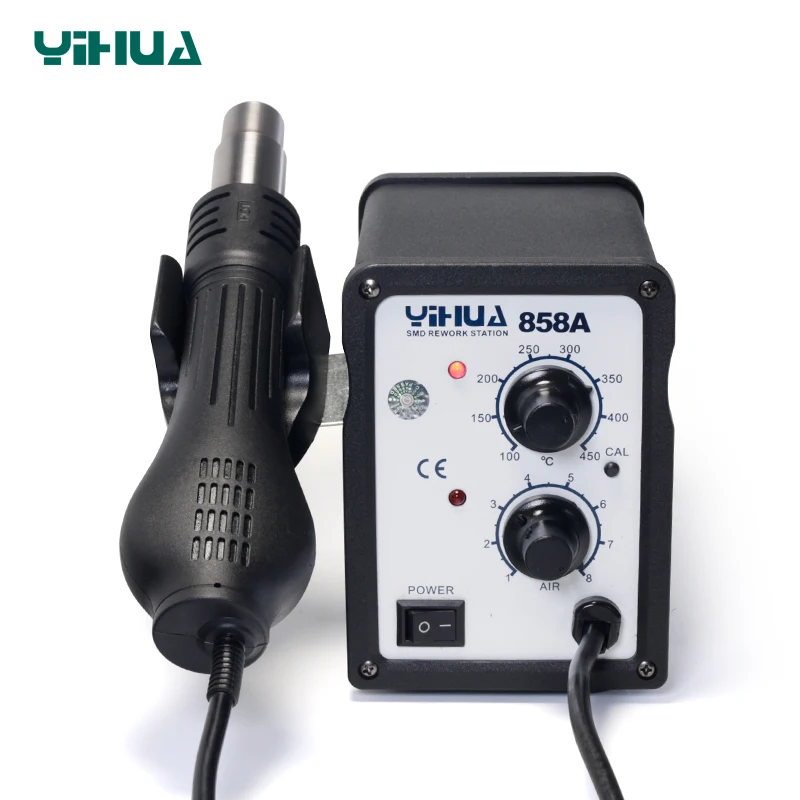 

Free Shipping YIHUA 858A Laptop Motherboard SMD Lead Free Hot Air Soldering Station 650w