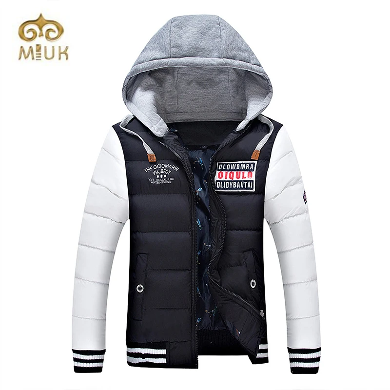 2016 Warm Fashion 3XL Big Size Hooded XXS Size Small Size Men Cotton Winter Jacket Jaqueta