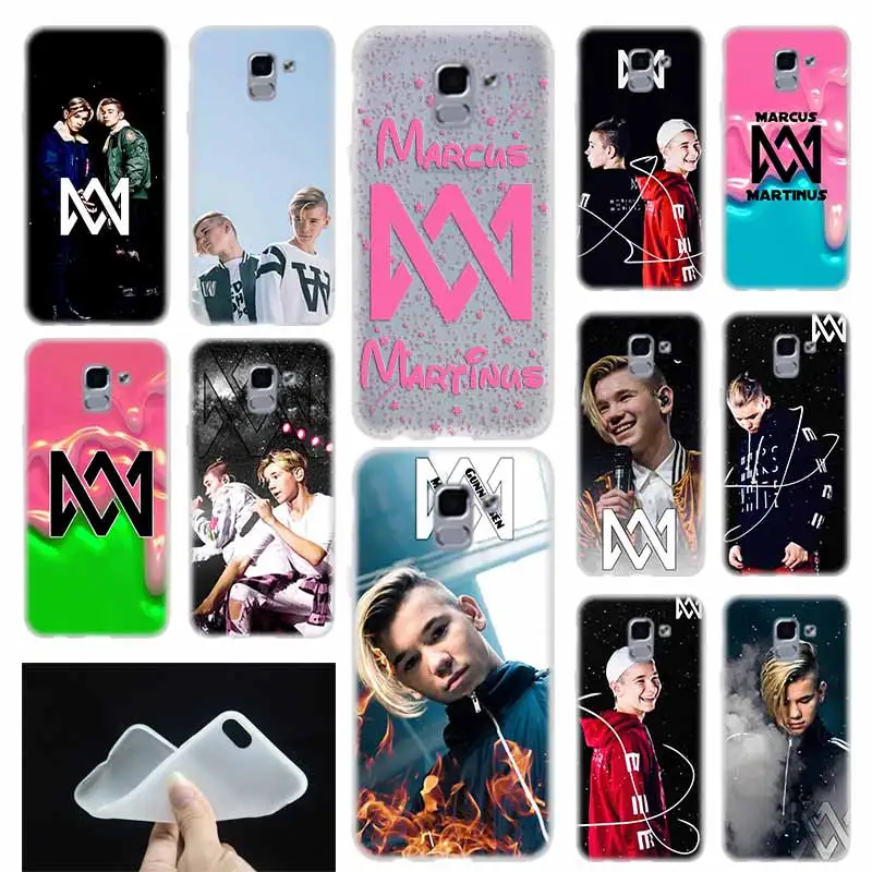 Мягкий чехол для телефона Samsung Galaxy J6 J8 J3 J5 J7 J4 Plus 2018 2016 2017 EU Prime Pro Ace j610 Marcus and Martinus |