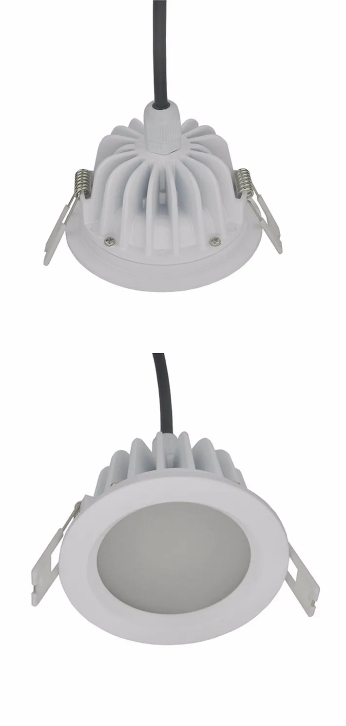 6 шт./лот) новое поступление 15 Вт Водонепроницаемый IP65 затемняемый Светодиодный светильник COB15W затемняющий Светодиодный точечный светильник светодиодный потолочный светильник для ванной комнаты