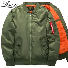 LOMAIYI S-8XL Padded Bomberjacke Männer Frauen Plus Größe Pilot Mantel Mit Reißverschluss Winter Warm männer Flug Windjacke Jacken, BM006