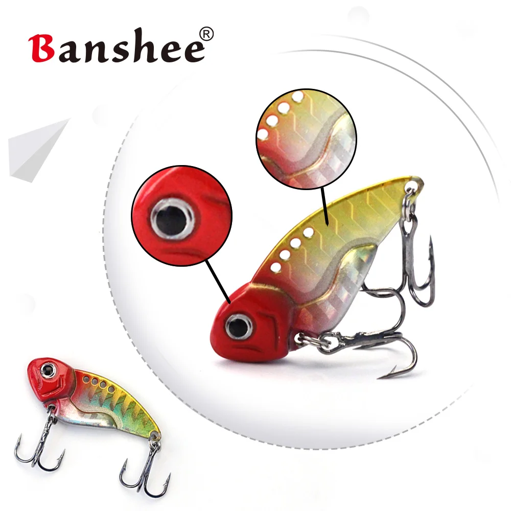 Banshee37mm 8 г металлическая Cuti Mini VIB vivid Vibration DD02 бесплавная Тонущая приманка, приманка для Глубоководной Рыбалки