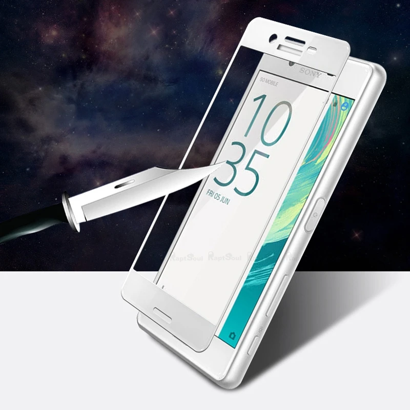 3D полное покрытие закаленное стекло для Sony Xperia XA XA1 Ultra XC X Compact XZS XZ Premium XP защита