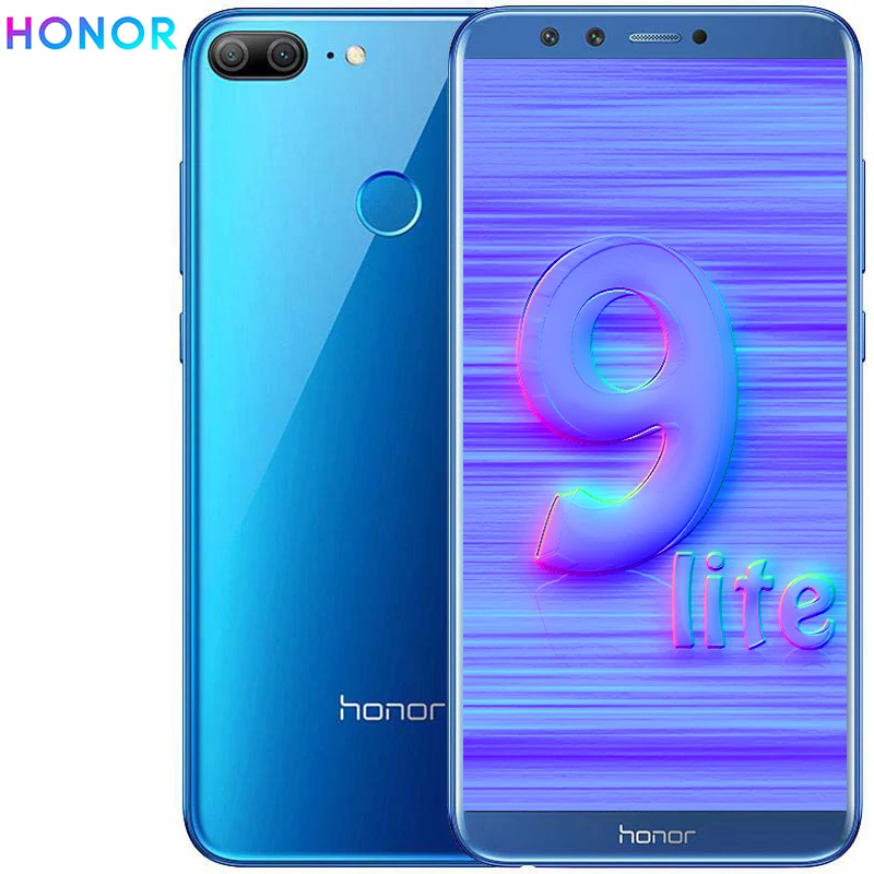 Глобальная ROM HONOR 9 lite смартфон 4G 32G 5 65 дюймов Kirin 659 Восьмиядерный Android 8 0 4 камеры