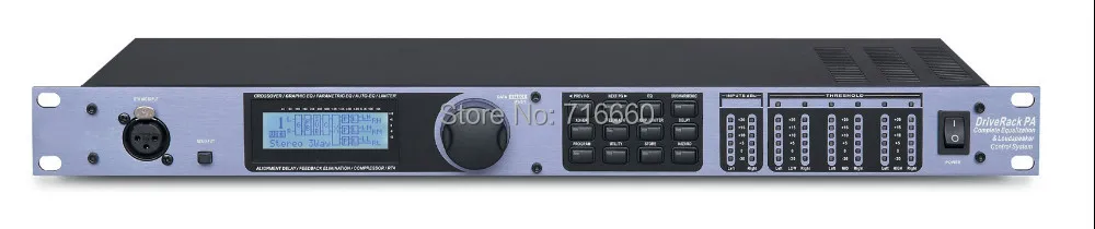 

High quality Digital processor 2in6out DriveRack PA professional Sound System Equipment Effector for hot selling