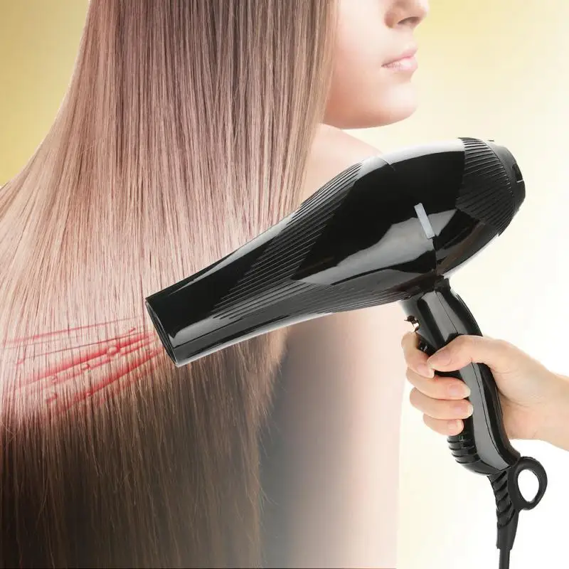 Профессиональный фен для волос 3000 Вт безвредный термостатический с европейской