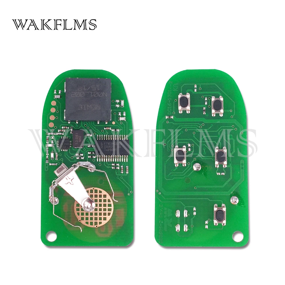 GQ4-54T Smart Remote Car Key Fob 4 Buttons 433MHz PCF7953M 4A For 2014 2015 2016 2017 2018 Jeep Cherokee 68141580 AE AC AF AG AB